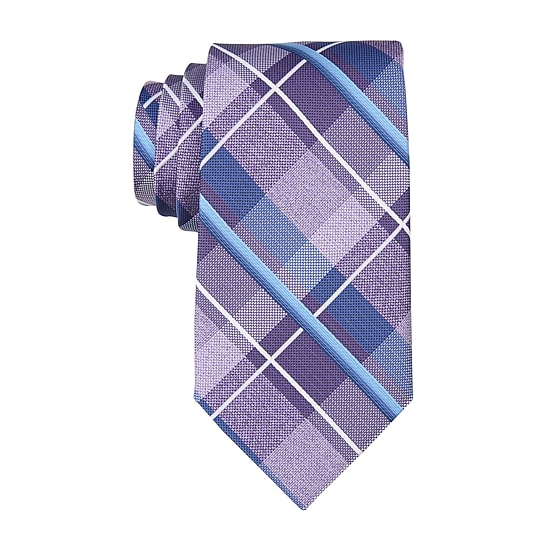 Stafford Extra Long Plaid Tie