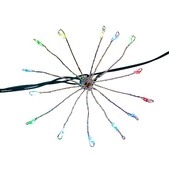 Kurt Adler 75 Light Cluster Rgb Bright Led Twinkle String Lights