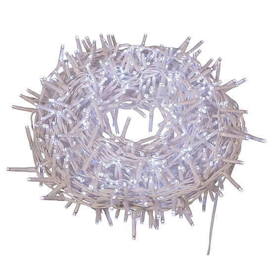 Kurt Adler 600l 49.2-Foot White Led Rice String Lights