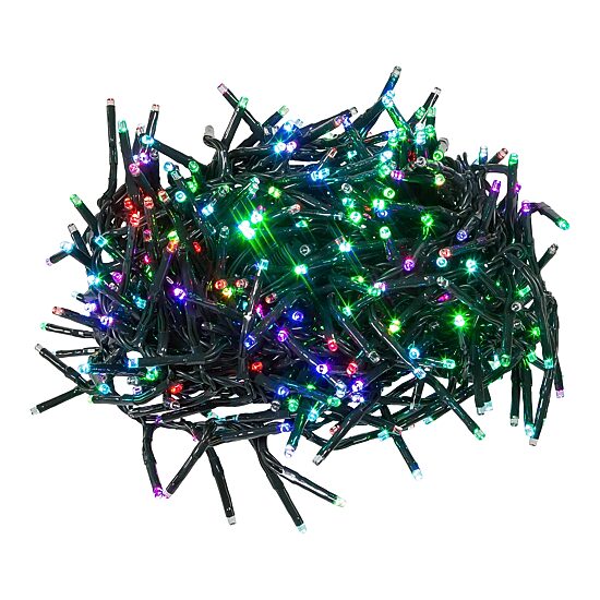 Kurt Adler 480 Light 15.7 Foot Rgb Led Cluster String Lights