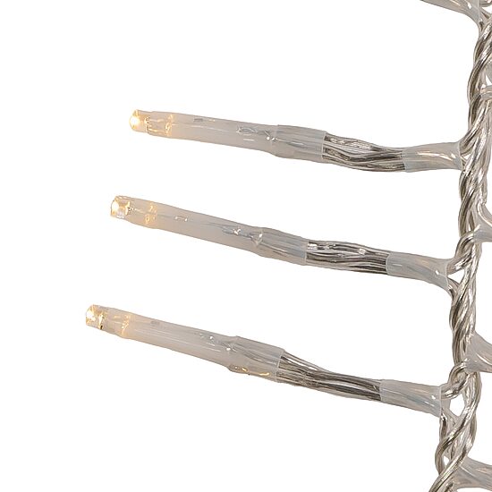 Kurt Adler 480 Light 15.7-Foot Warm White Led Cluster String Lights