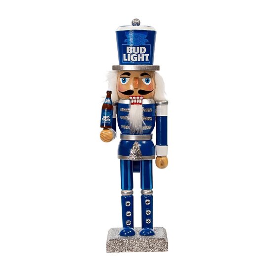 Kurt Adler 10-Inch Budweiser® Bud Light Nutcracker