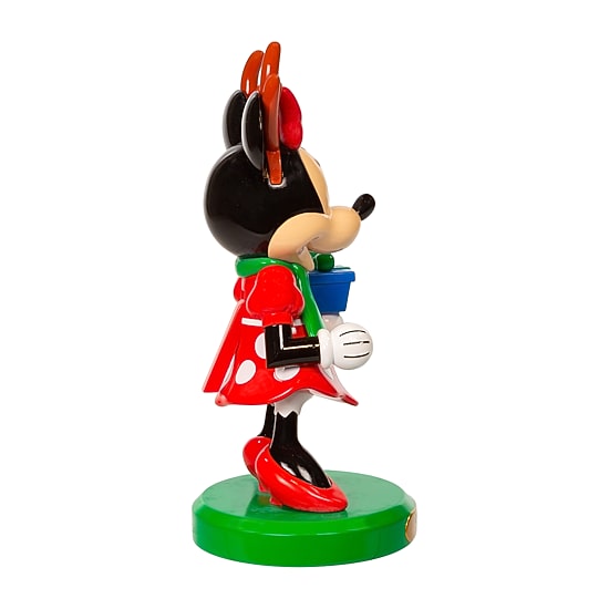 Kurt Adler 6-In Minnie Mouse With Tree Mickey and Friends Christmas Nutcracker
