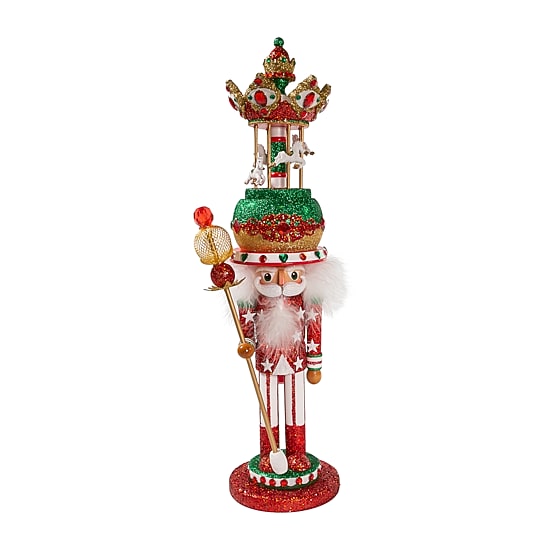 Kurt Adler 18in Carousel Hat Musical Christmas Nutcracker