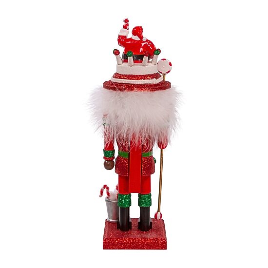 Kurt Adler 10in Hollywood With Santa Hat Christmas Nutcracker