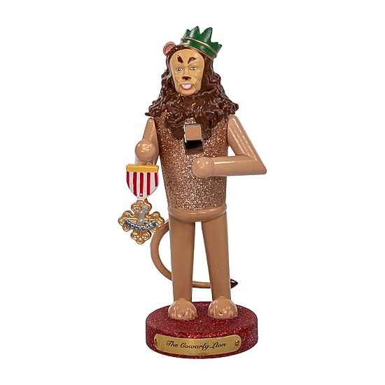 Kurt Adler 10-Inch Wizard of Oz Cowardly Lion Nutcracker