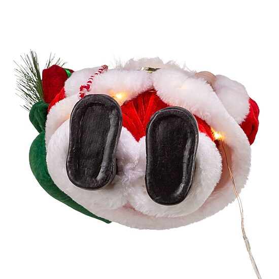 Kurt Adler 12in Battery-Operated Led Lighted Christmas Santa Figurine