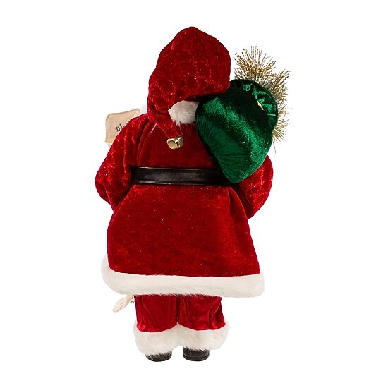 Kurt Adler 17.25-Inch Kringle Klaus Tradition With List Christmas Santa Figurine