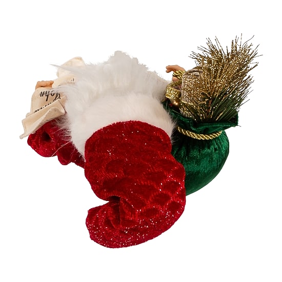 Kurt Adler 17.25-Inch Kringle Klaus Tradition With List Christmas Santa Figurine