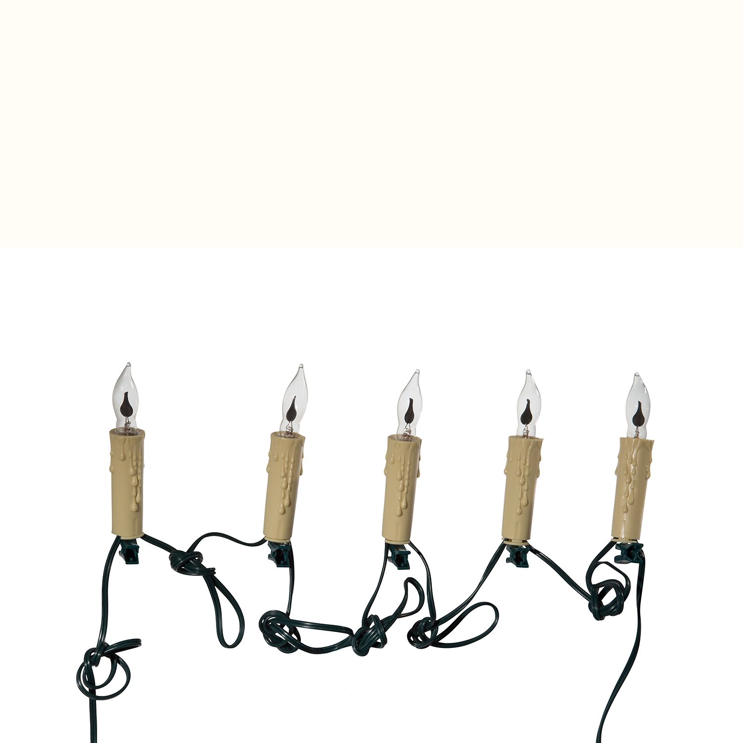 Kurt Adler Ul 7-Light Flicker Flame Candle String Lights