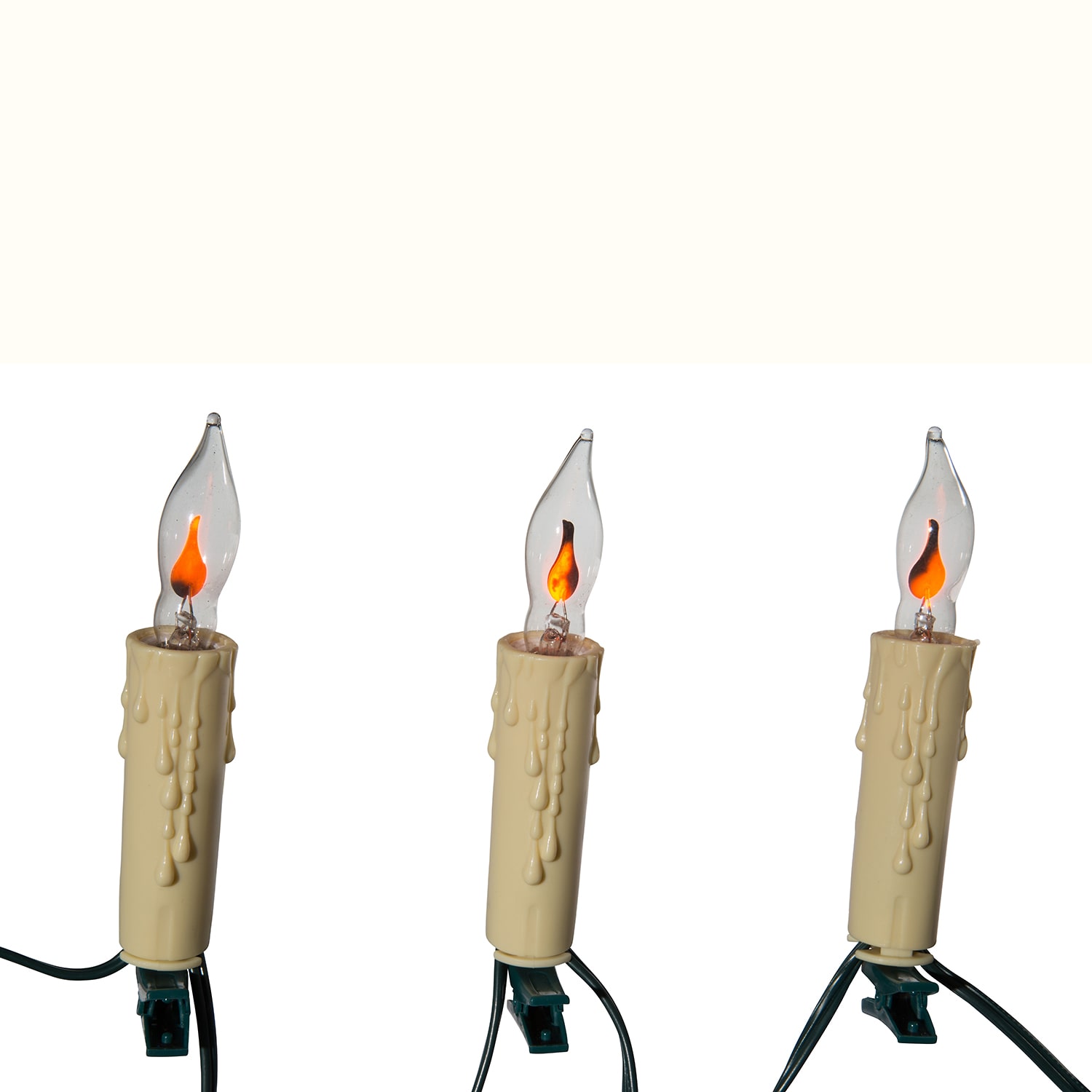 Kurt Adler Ul 7-Light Flicker Flame Candle String Lights