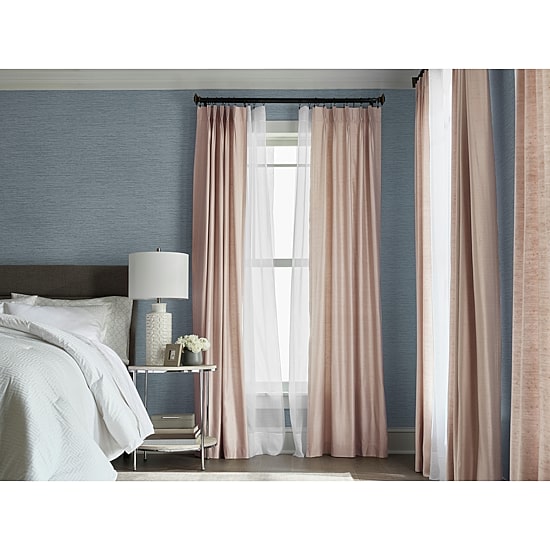 Liz Claiborne Supreme 5-Pleat Pinch Pleat Back Tab Light-Filtering Single Curtain Panel