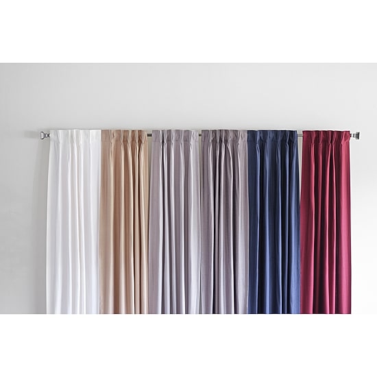 Liz Claiborne Supreme 5-Pleat Pinch Pleat Back Tab Light-Filtering Single Curtain Panel