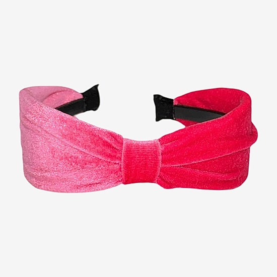 Bijoux Bar Pink Velvet Headband