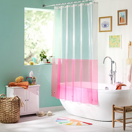 Town And Country Ciara Pink Shower Curtain