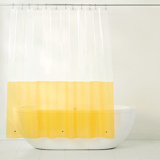 Town And Country Ciara Yellow Shower Curtain