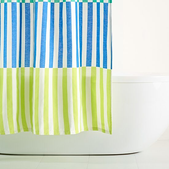 Town And Country Adeline Green Shower Curtain