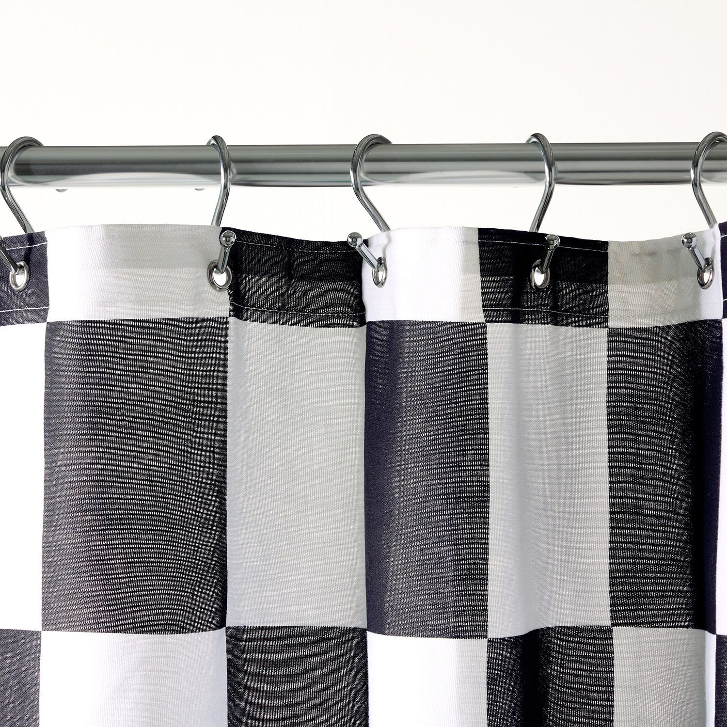 Town And Country Betty Black Shower Curtain