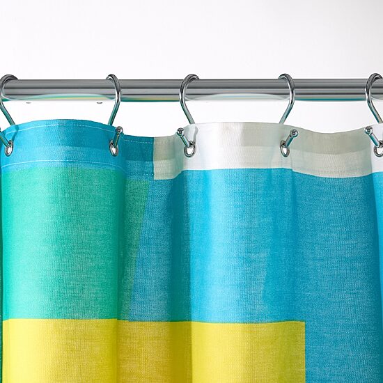 Town And Country Lucy Yellow Shower Curtain
