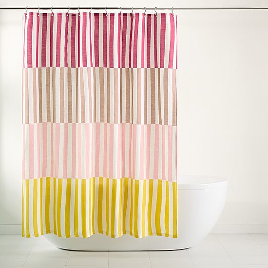 Town And Country Adeline Pink Shower Curtain