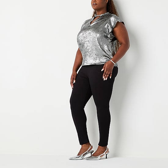 Worthington Womens Plus Skinny Pant