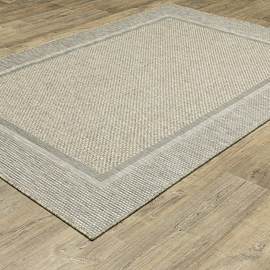 Covington Home Trinidad Casual Border Indoor Outdoor Rectangular Area Rug