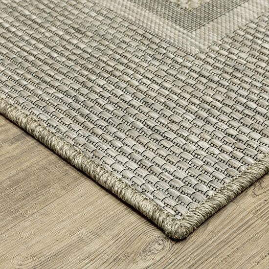 Covington Home Trinidad Casual Border Indoor Outdoor Rectangular Area Rug