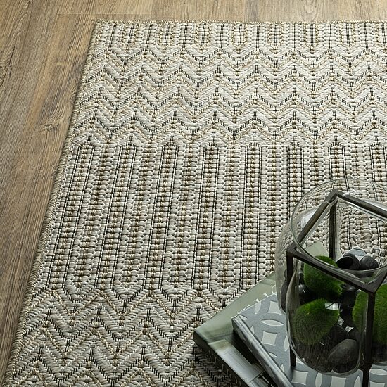Covington Home Trinidad Woven Textured 22"X90" Indoor Outdoor Rectangular Runner