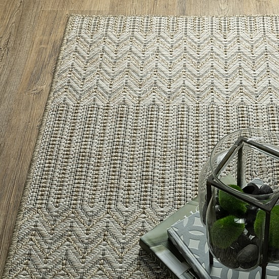 Covington Home Trinidad Woven Textures Indoor Outdoor Rectangular Area Rug