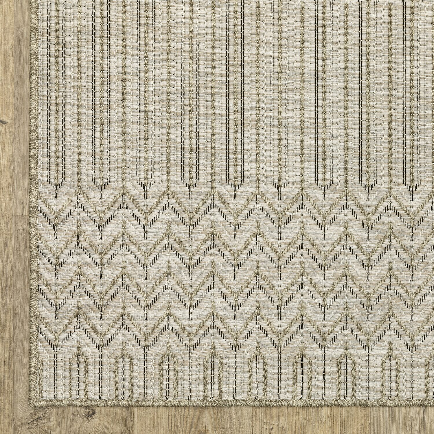 Covington Home Trinidad Woven Textures Indoor Outdoor Rectangular Area Rug