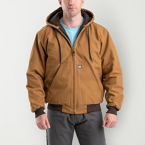 Berne Heritage Mens Hooded Heavyweight Work Jacket