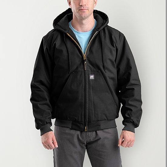 Berne Heritage Mens Hooded Heavyweight Big and Tall Work Jacket