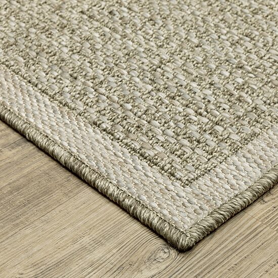 Covington Home Trinidad Textured Solid 22"X90" Indoor Outdoor Rectangular Runner