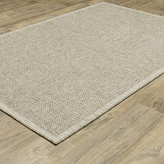 Covington Home Trinidad Textured Solid Indoor Outdoor Rectangular Area Rug