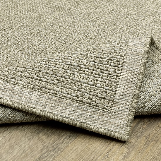 Covington Home Trinidad Textured Solid Indoor Outdoor Rectangular Area Rug