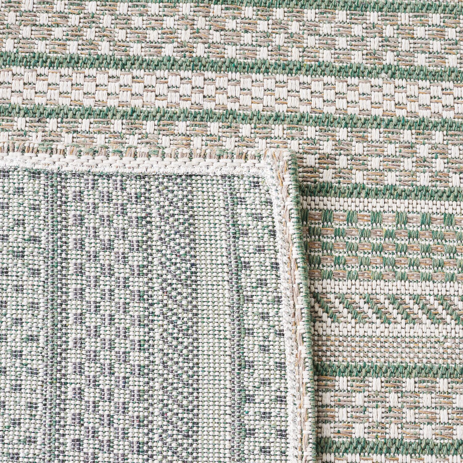 Martha Stewart Joan Stripe Water Resistant Indoor Rectangular Area Rug