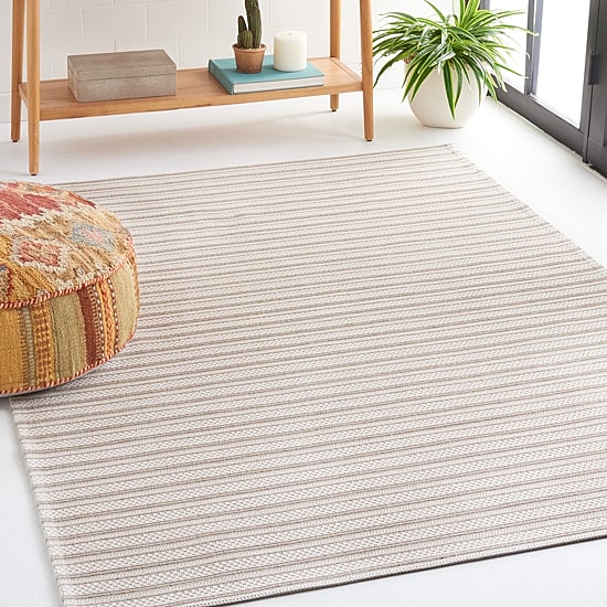 Martha Stewart Juno Stripe Water Resistant Indoor Rectangular Area Rug