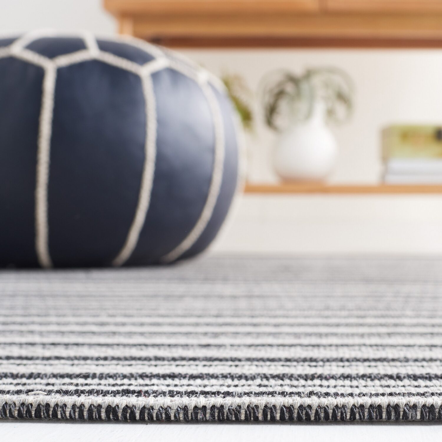 Martha Stewart Juno Stripe Water Resistant Indoor Rectangular Area Rug