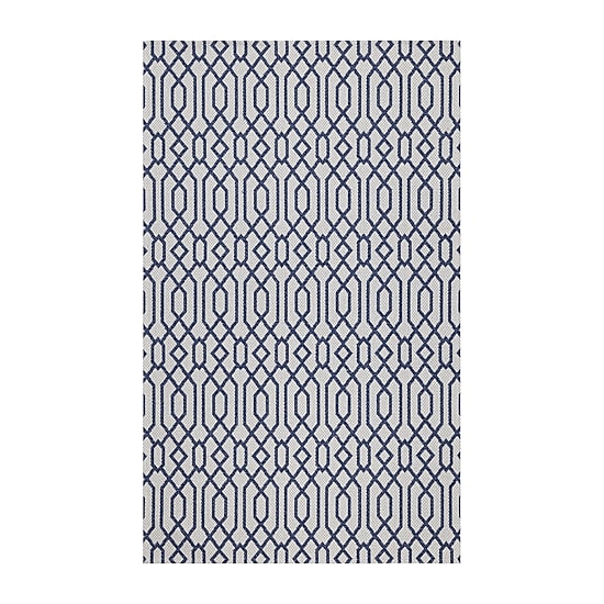 Martha Stewart Luna Geometric Water Resistant Indoor Rectangular Area Rug