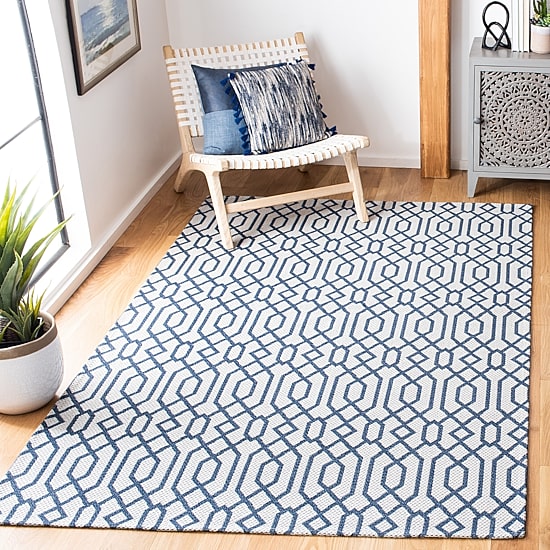 Martha Stewart Luna Geometric Water Resistant Indoor Rectangular Area Rug
