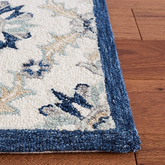 Martha Stewart Ivy Floral Hand Tufted Indoor Rectangle Area Rug