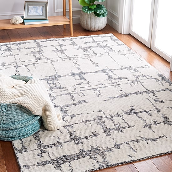 Martha Stewart Lana Abstract Hand Tufted Indoor Rectangle Area Rug