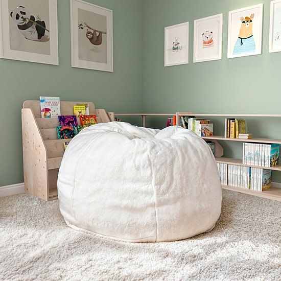 Dillion Bean Bag Furry Chair