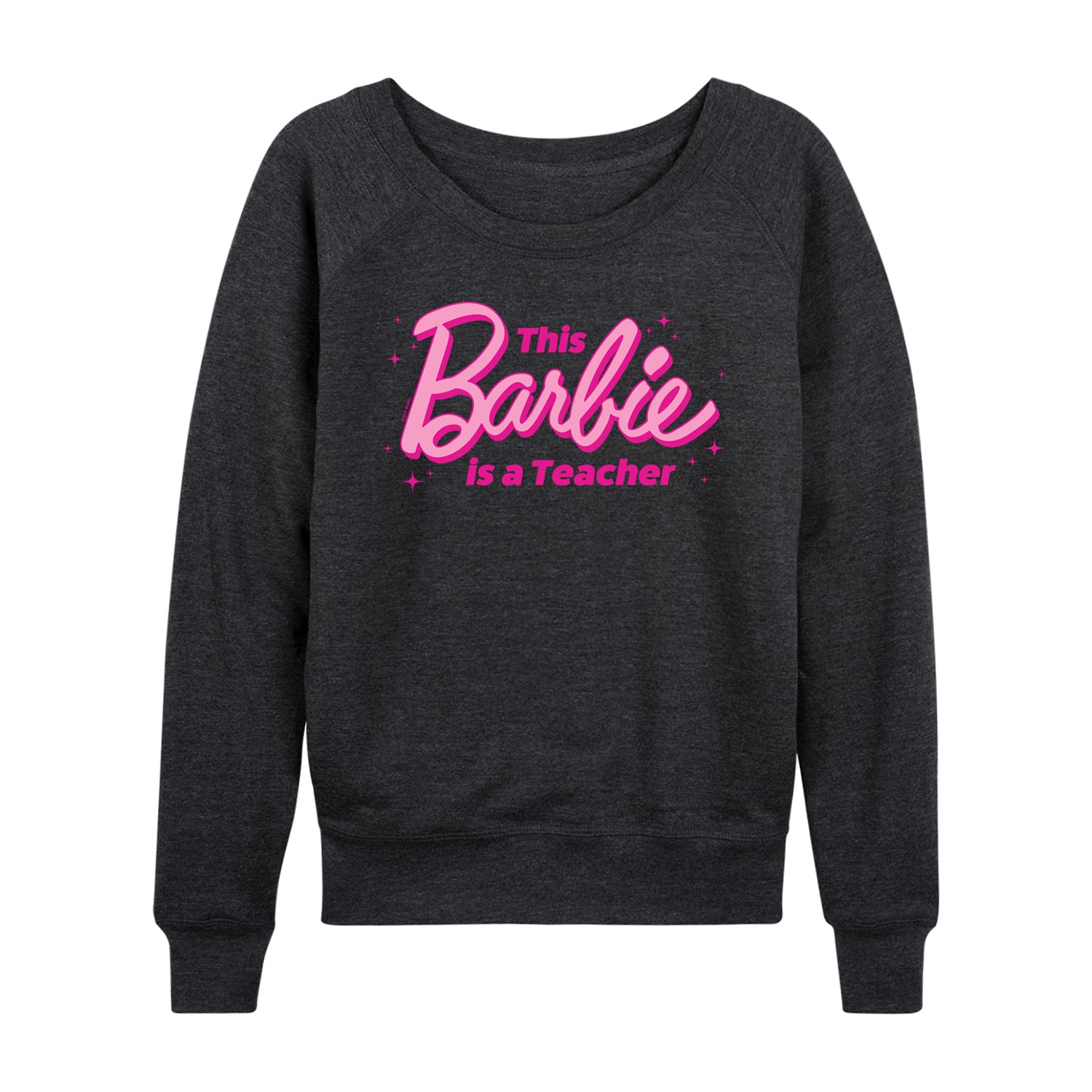 Teacher Womens Long Sleeve Regular Fit Barbie Graphic T-Shirt