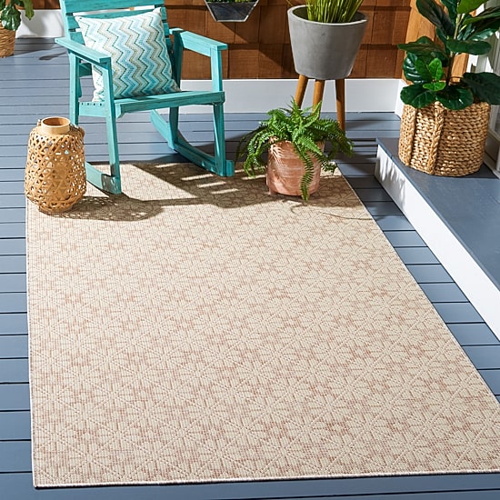 Martha Stewart Kalden Floral Water Resistant Indoor Rectangular Area Rug