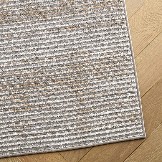 Martha Stewart Mila Stripe 6'7" X 6'7" Indoor Square Area Rug