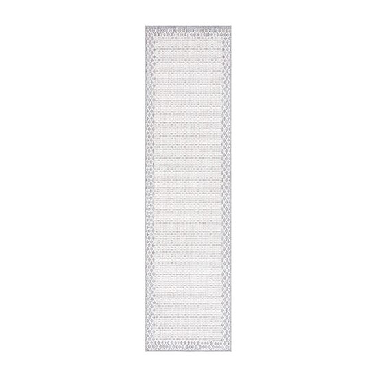 Martha Stewart Rio Bordered 26" X 96" Indoor Rectangular Runner"