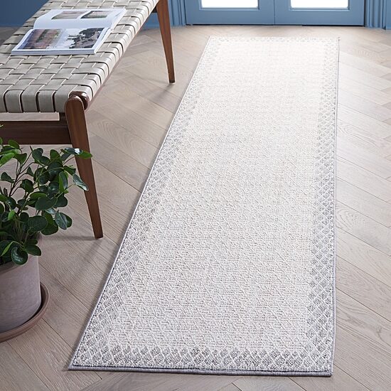 Martha Stewart Rio Bordered 26" X 96" Indoor Rectangular Runner"