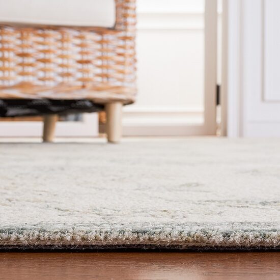 Martha Stewart Leia Floral Hand Tufted Washable 27" X 96" Indoor Rectangle Runner"