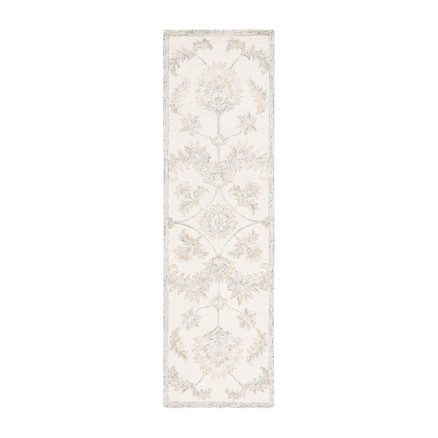 Martha Stewart Leia Floral Hand Tufted Washable 27" X 96" Indoor Rectangle Runner"